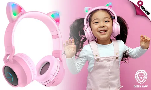 Green Lion Kids Bluetooth Headphone!